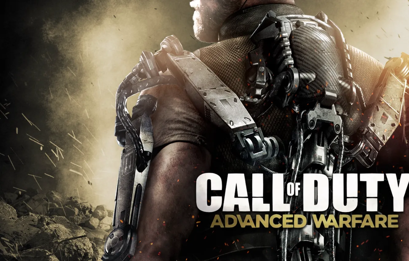 Photo wallpaper Bridge, Soldiers, The exoskeleton, Military, Activision, Equipment, Sledgehammer Games, Call of Duty: Advanced Warfare