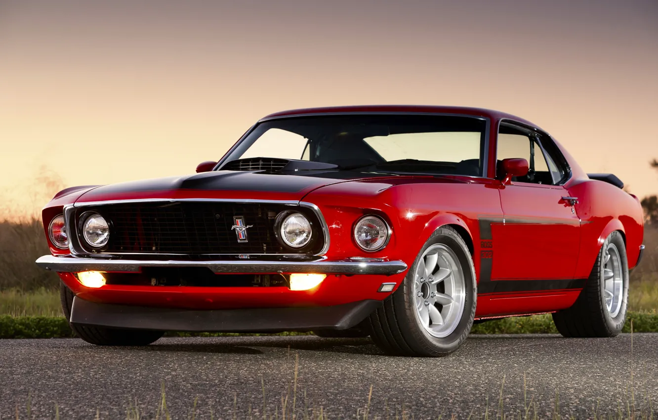 Photo wallpaper Ford, muscle car, ford mustang boss 302