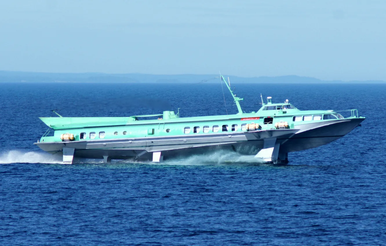 Photo wallpaper ship, hydrofoils, Comet-7