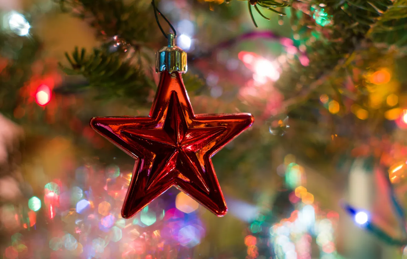 Photo wallpaper toy, tree, new year, Christmas