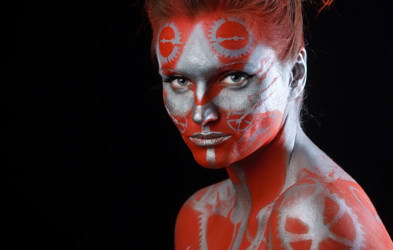 Photo wallpaper look, face, figure, art, body