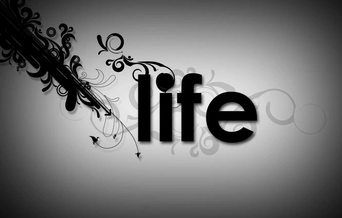 Photo wallpaper line, life, figure, different, life, the word, Miscellaneous