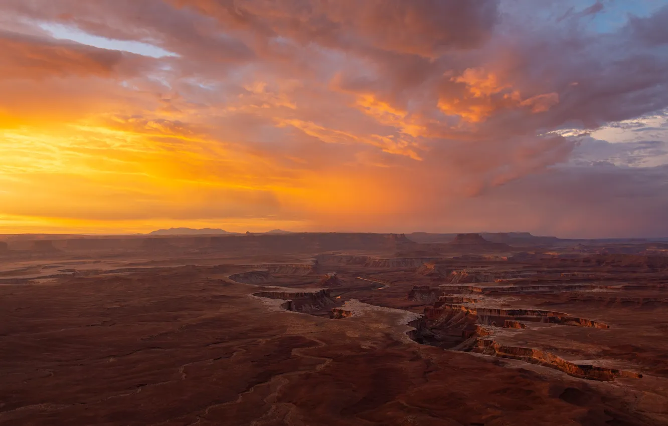 Photo wallpaper desert, view, USA
