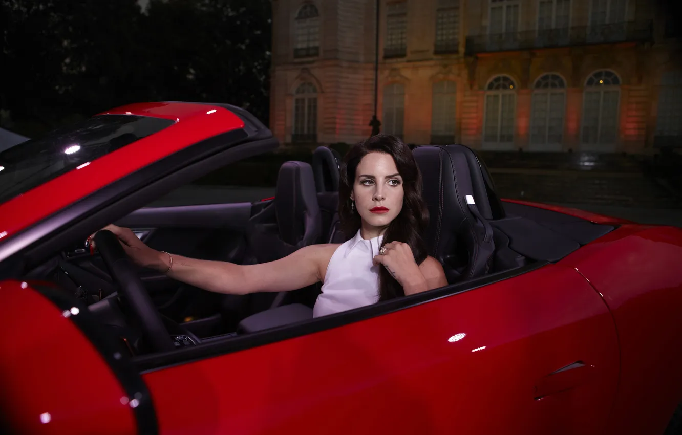 Photo wallpaper machine, girl, singer, celebrity, Lana Del Rey