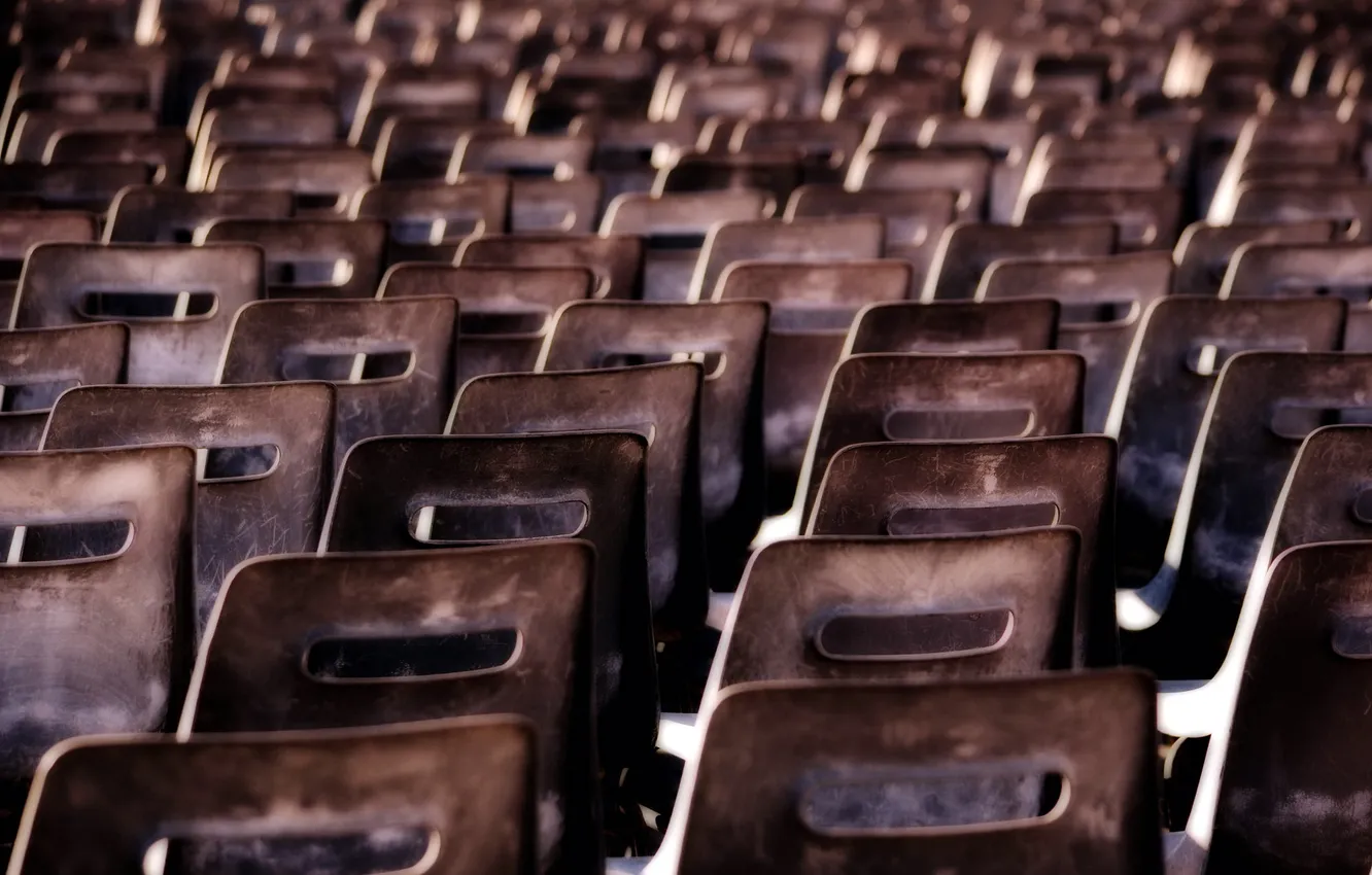 Photo wallpaper background, chair, hall