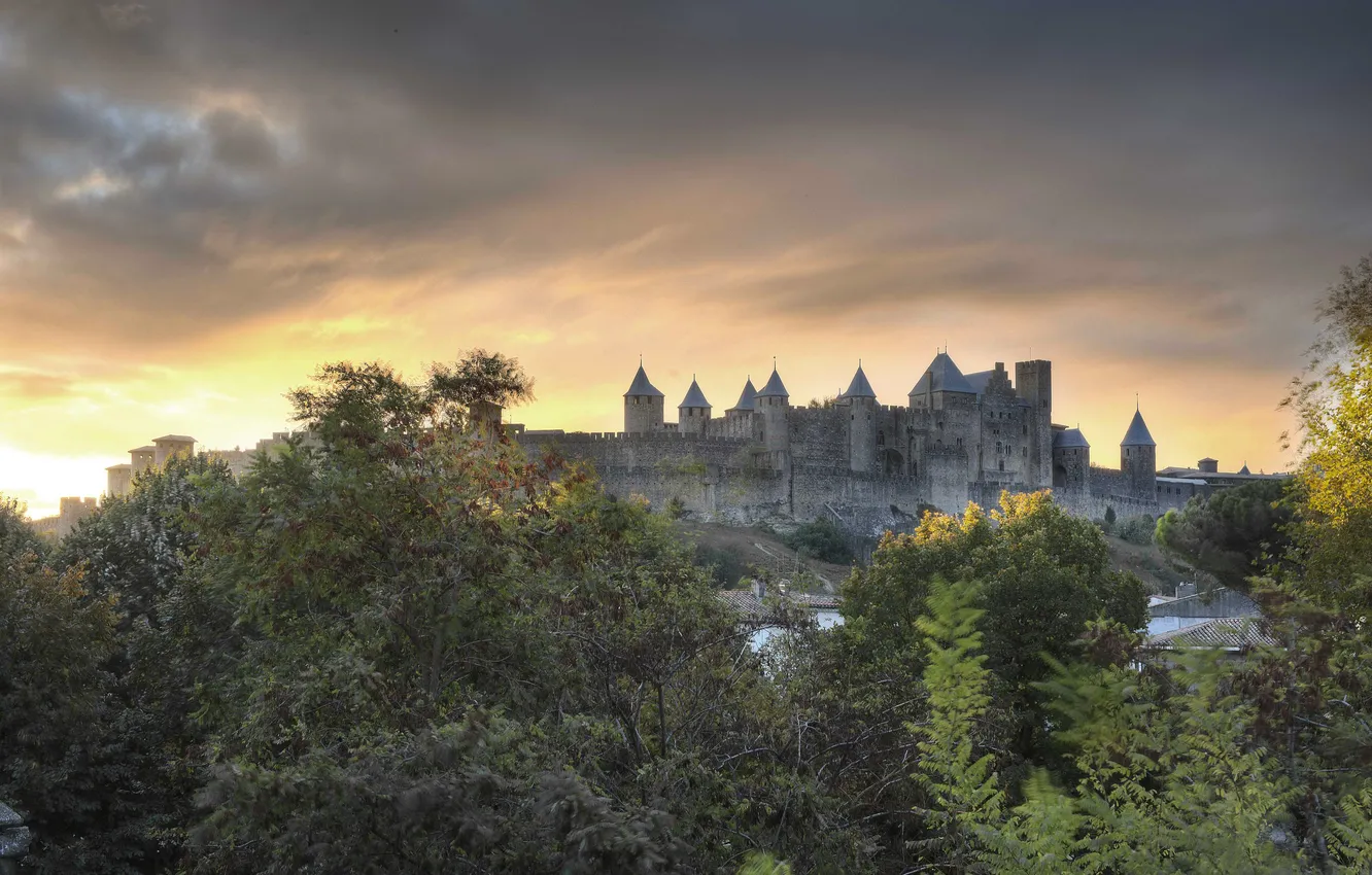 Photo wallpaper city, the city, photographer, photography, Lies Thru a Lens, The Fortress Of Carcassonne, Carcassonne Citadel