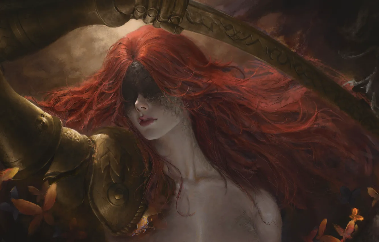 Photo wallpaper girl, blade, fantasy, prosthesis, Elden Ring, Malenia, Blade of Miquella, by roiven