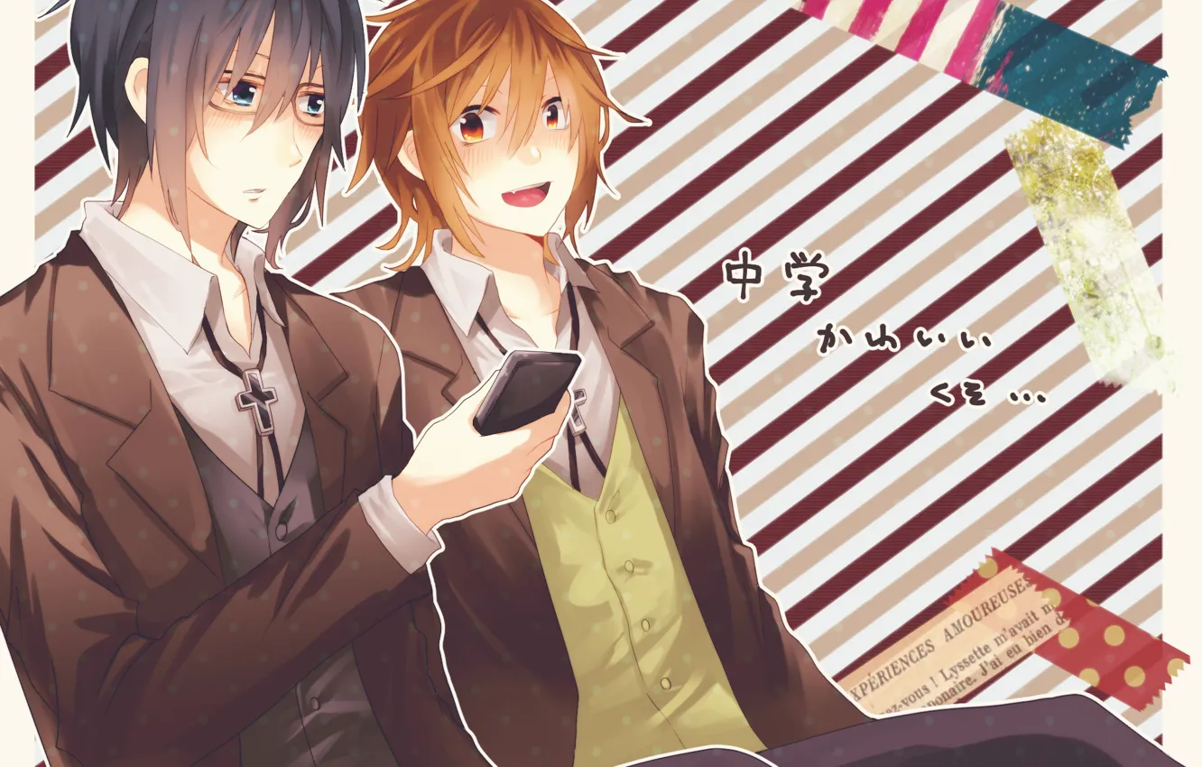 Photo wallpaper fanart, K Project, Yata Misaki, Fushimi Saruhiko, Pixiv