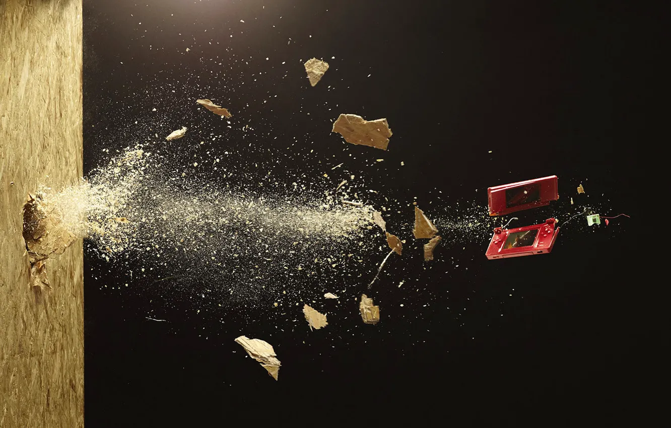 Photo wallpaper creative, wall, toy, blow, electronics, romain laurent, novel Lauren, through