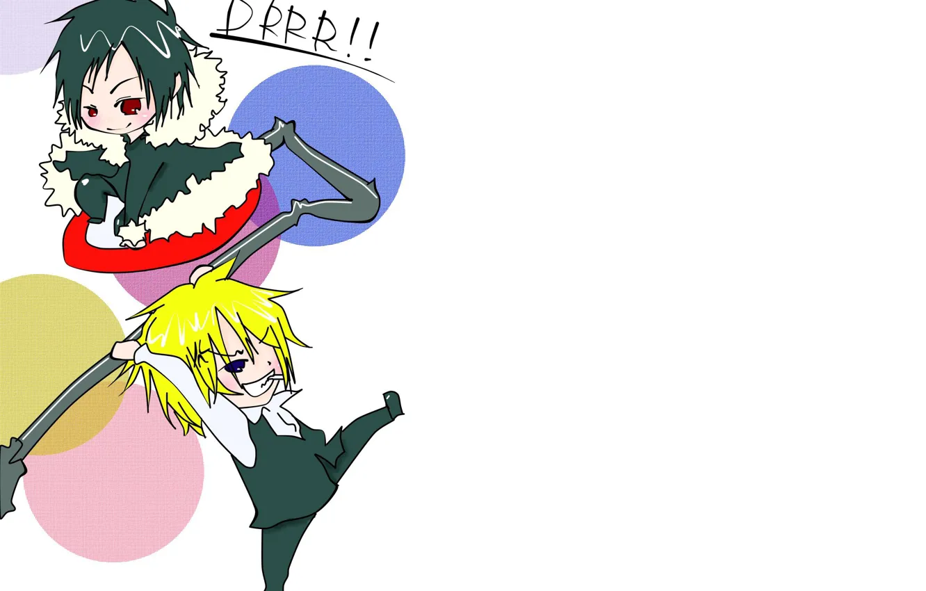 Photo wallpaper anger, baby, art, Durarara, Durarara, Of Izaya Orihara, Heiwajima Shizuo, malice