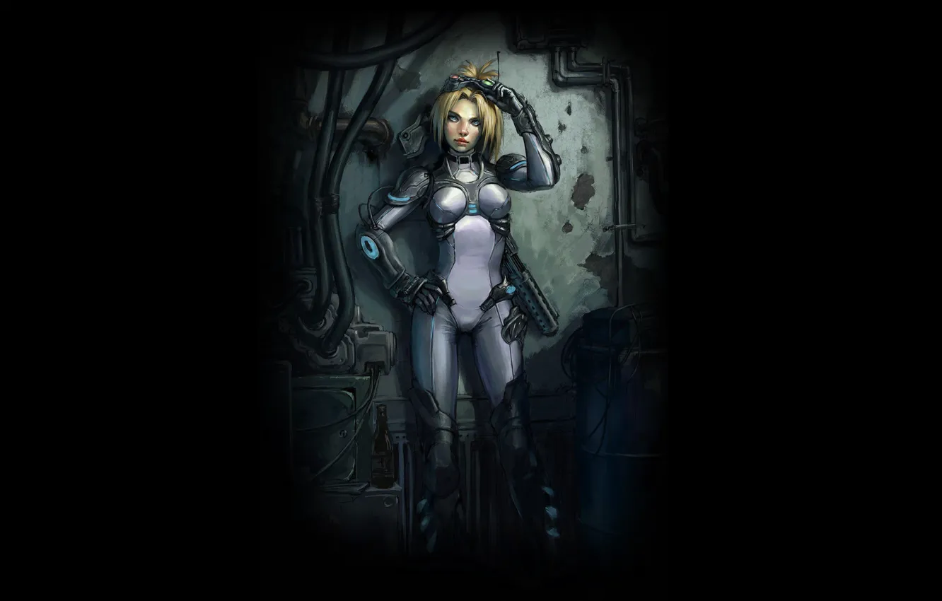 Photo wallpaper Girl, Ghost, Terra, Blizzard, Terran, Nova, StarCraft, Characters