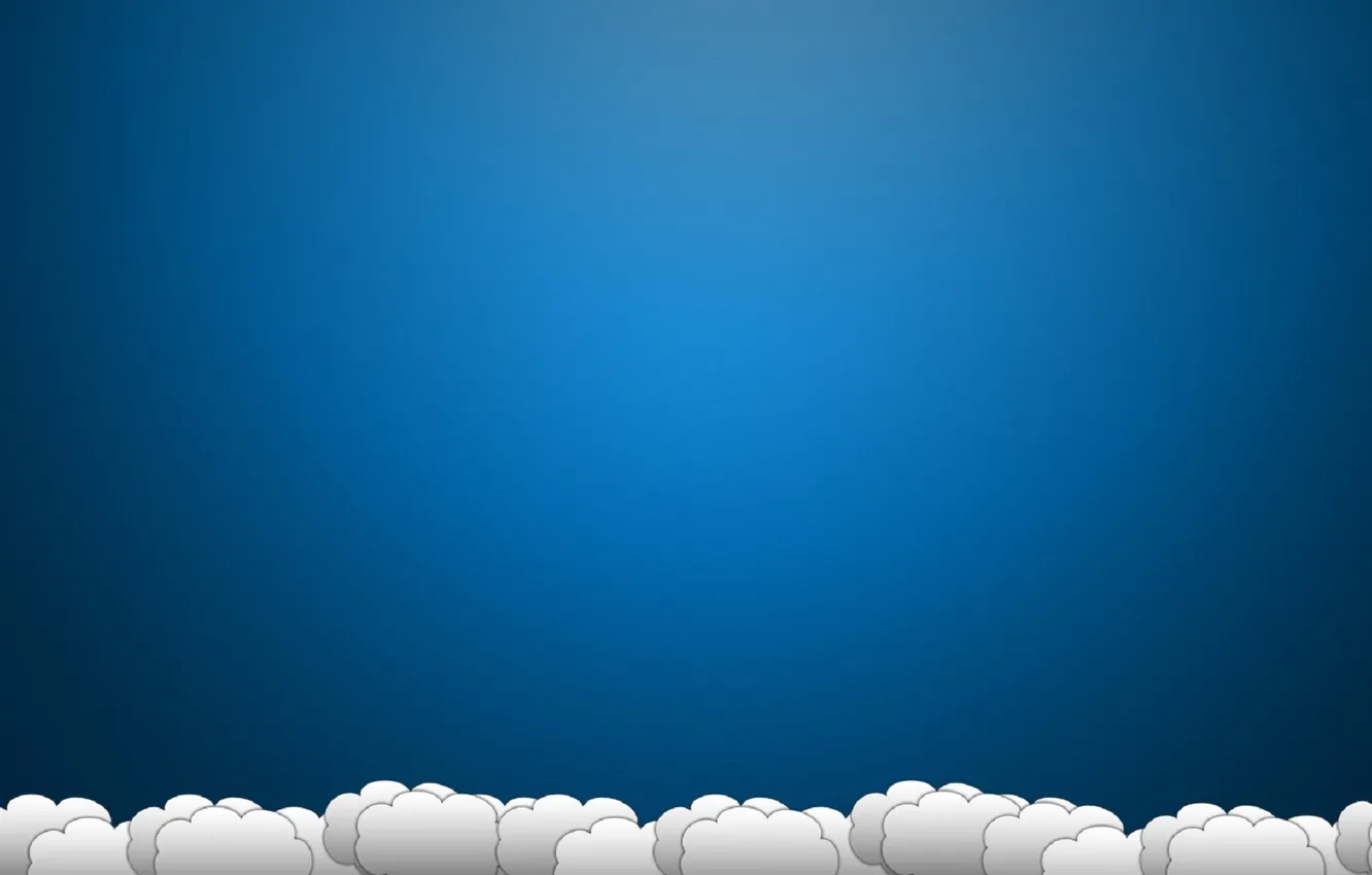 Photo wallpaper the sky, clouds, minimalism, sky, 1920x1200, clouds, Minimalism