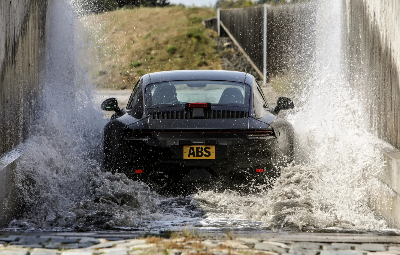 Photo wallpaper squirt, coupe, 911, Porsche, prototype, tests, 992