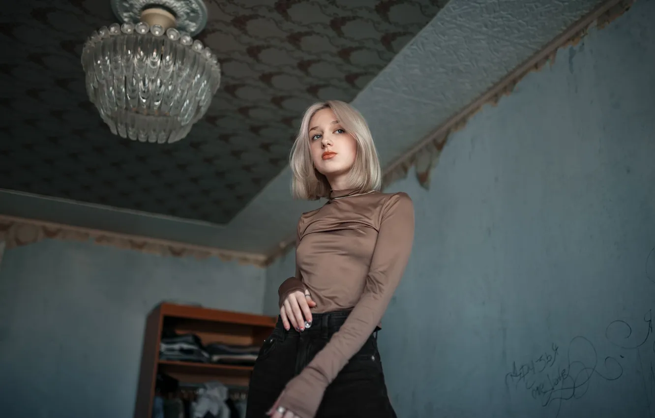 Photo wallpaper woman, model, person