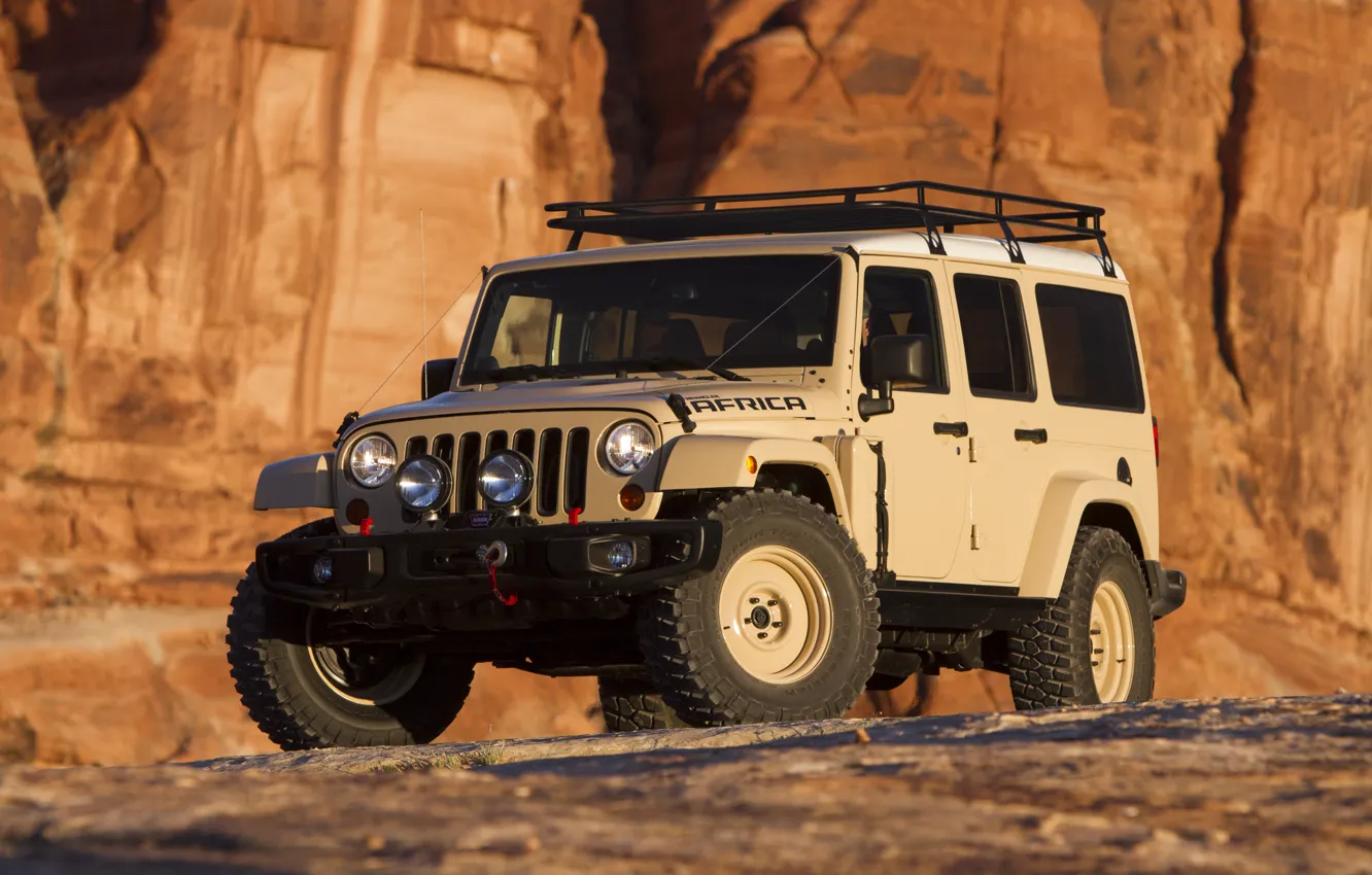 Photo wallpaper Concept, jeep, the concept, Africa, Wrangler, Jeep, 2015, Wrangler