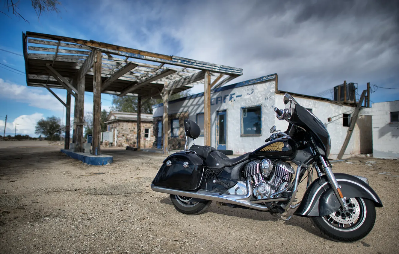 Photo wallpaper style, motorcycle, bike, legend, the leader, Indian Chieftain