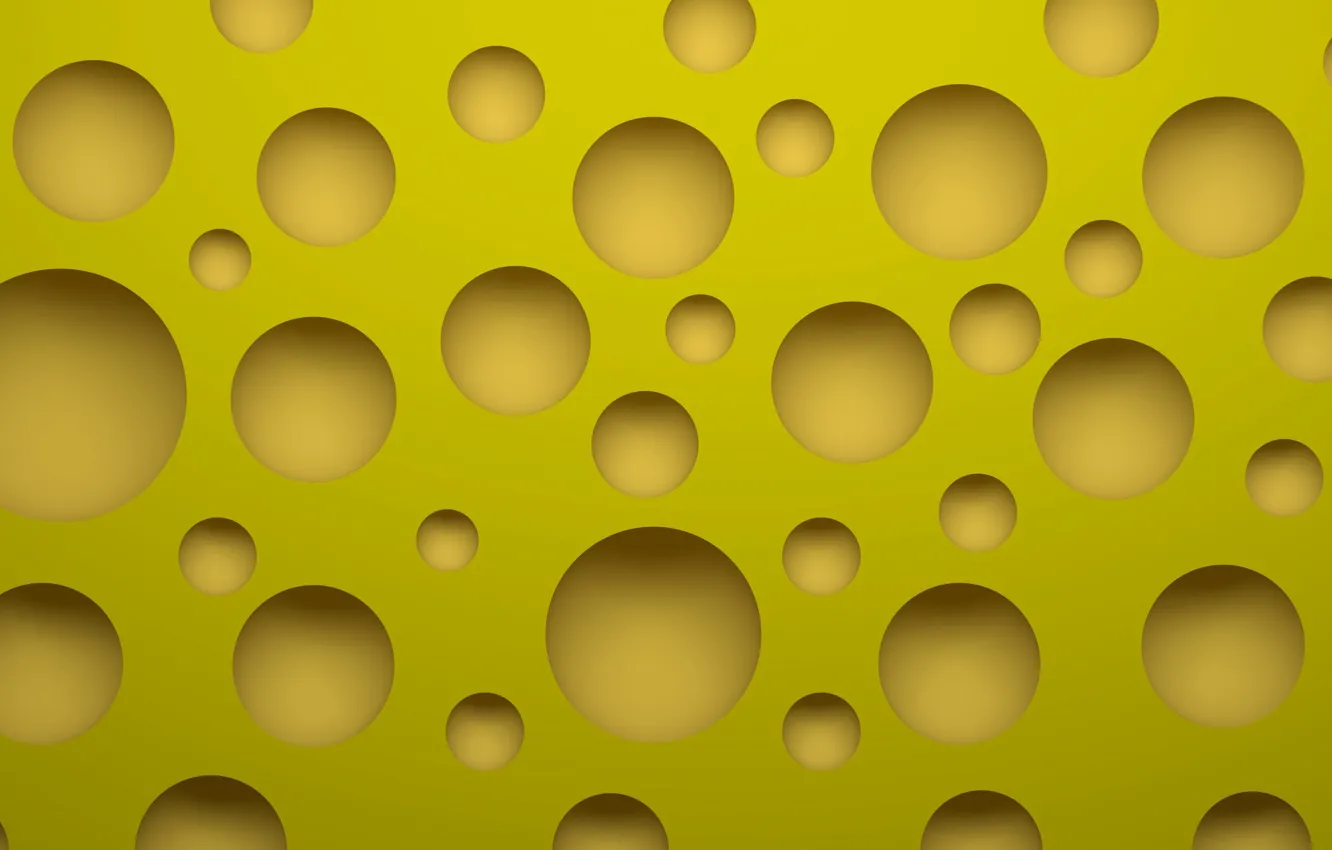 Photo wallpaper macro, food, round, cheese, ring, hole
