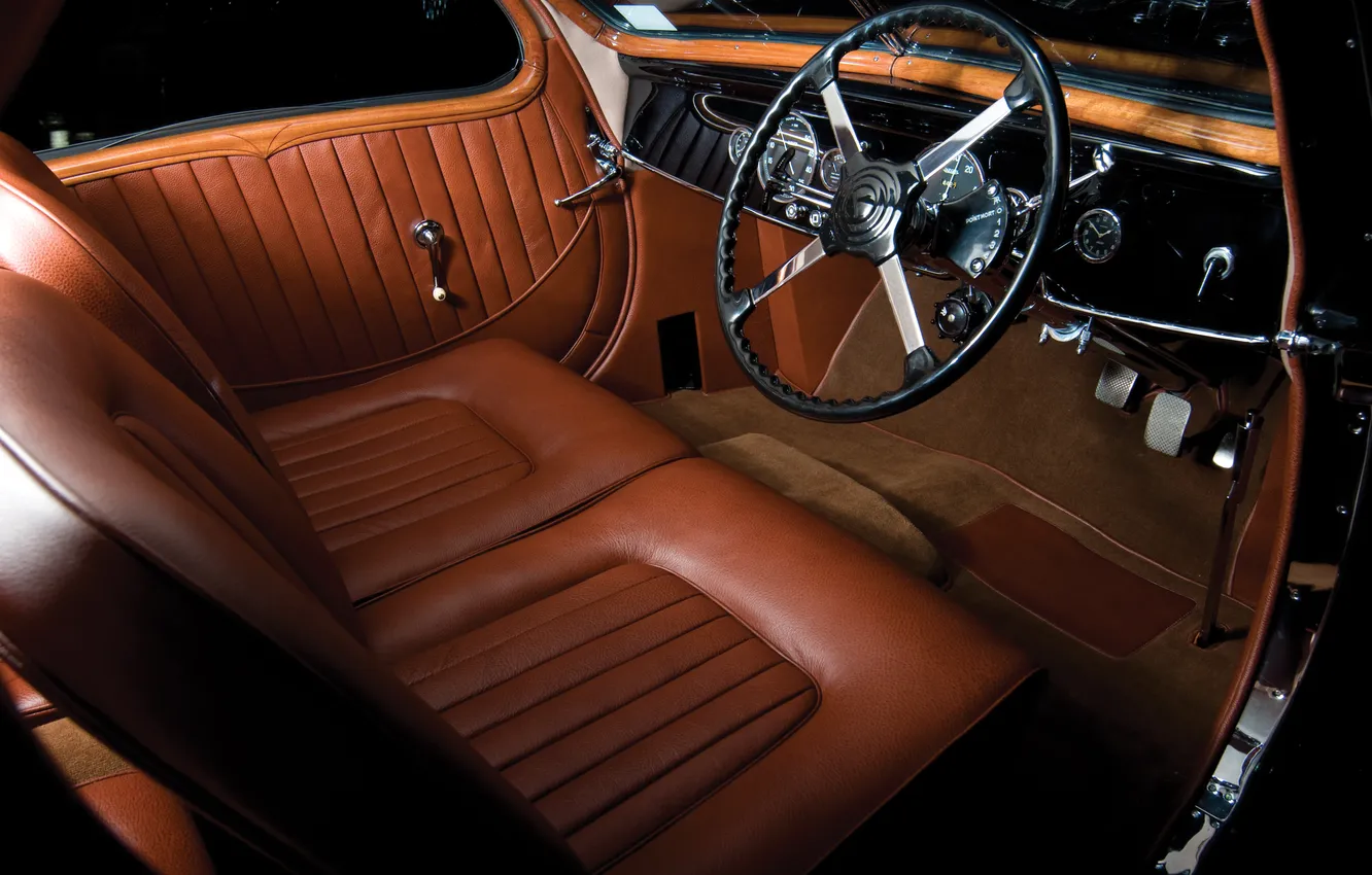 Photo wallpaper interior, 1938, retro cars, lago, the only instance, The only instance, Talbot, Speciale Teardrop Coupe …