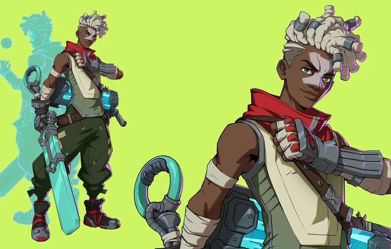 Photo wallpaper art, League of Legends, Ekko, Dylan Choonhachat