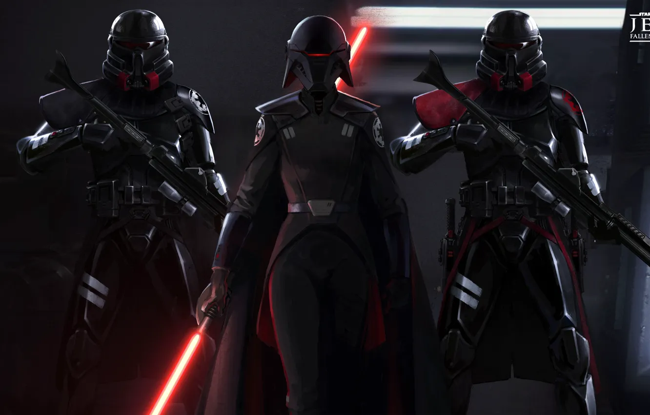 Photo wallpaper Star Wars, fantasy, game, weapon, digital art, lightsaber, artwork, fantasy art