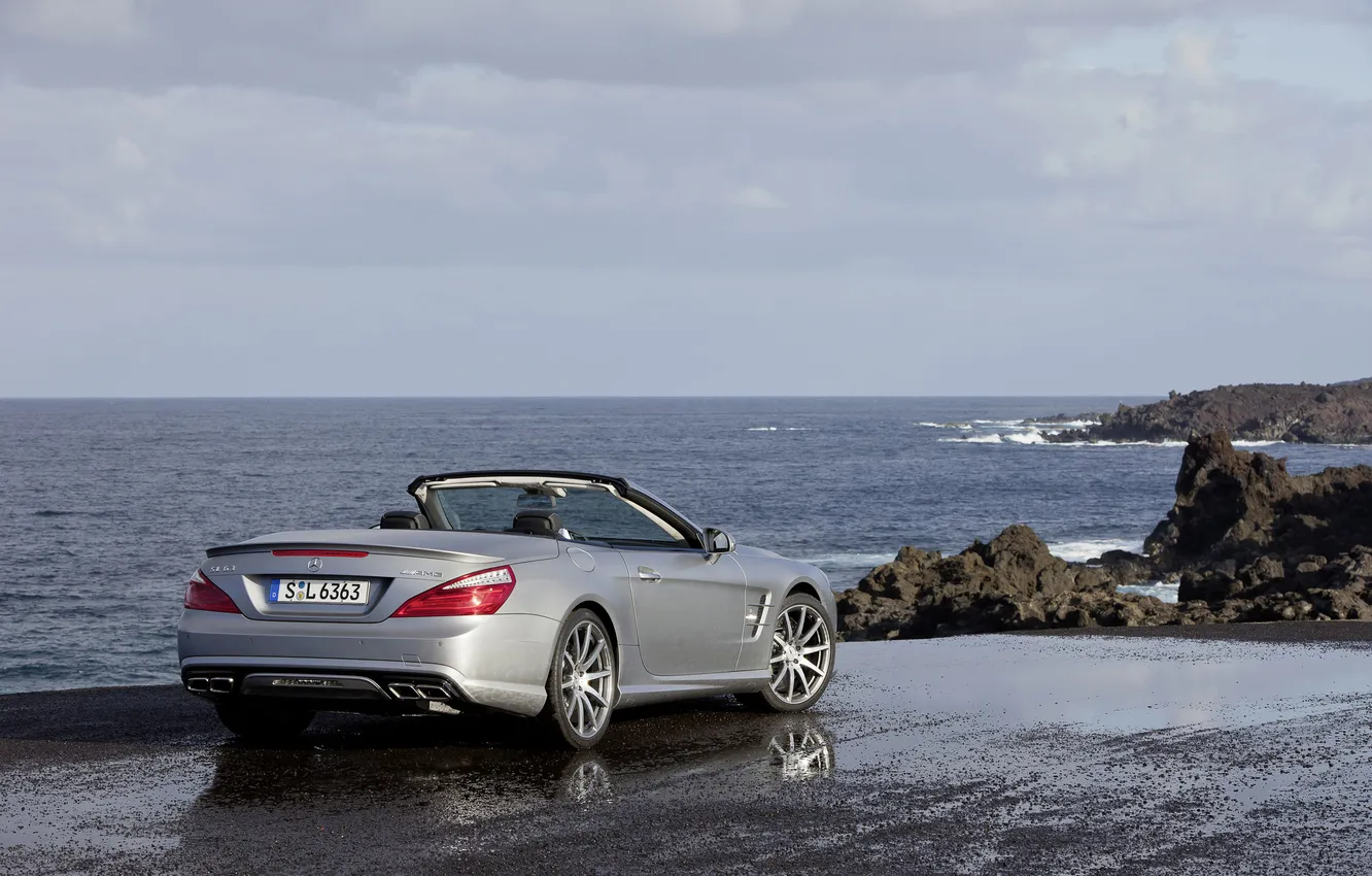 Photo wallpaper machine, nature, 2012 Mercedes-Benz SL 63 AMG