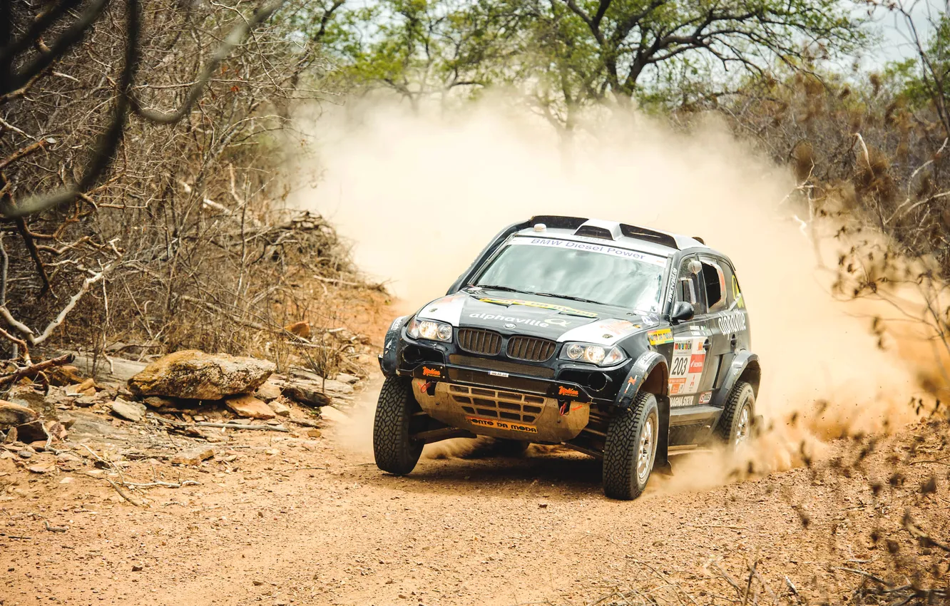 Photo wallpaper machine, auto, race, black, sport, BMW, jeep, The hood