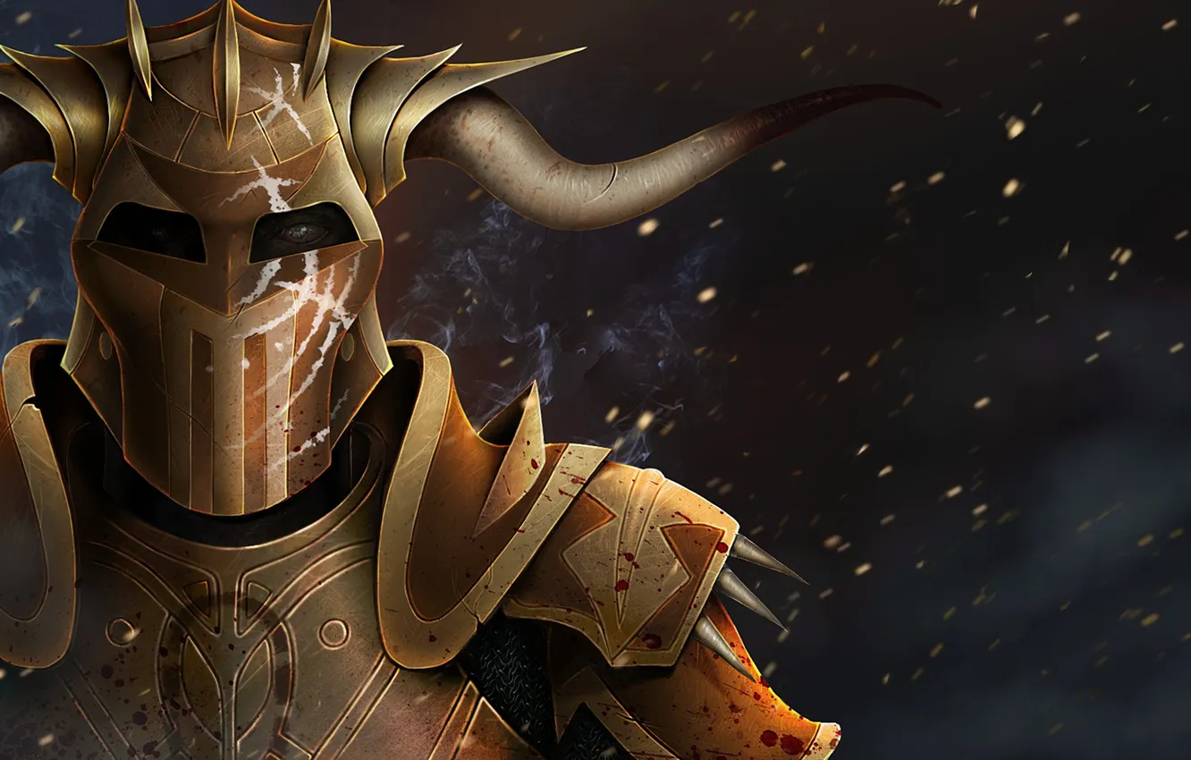 Photo wallpaper helmet, dragon age, Dragon Age: Origins, Darkspawn, Hurlock vanguard
