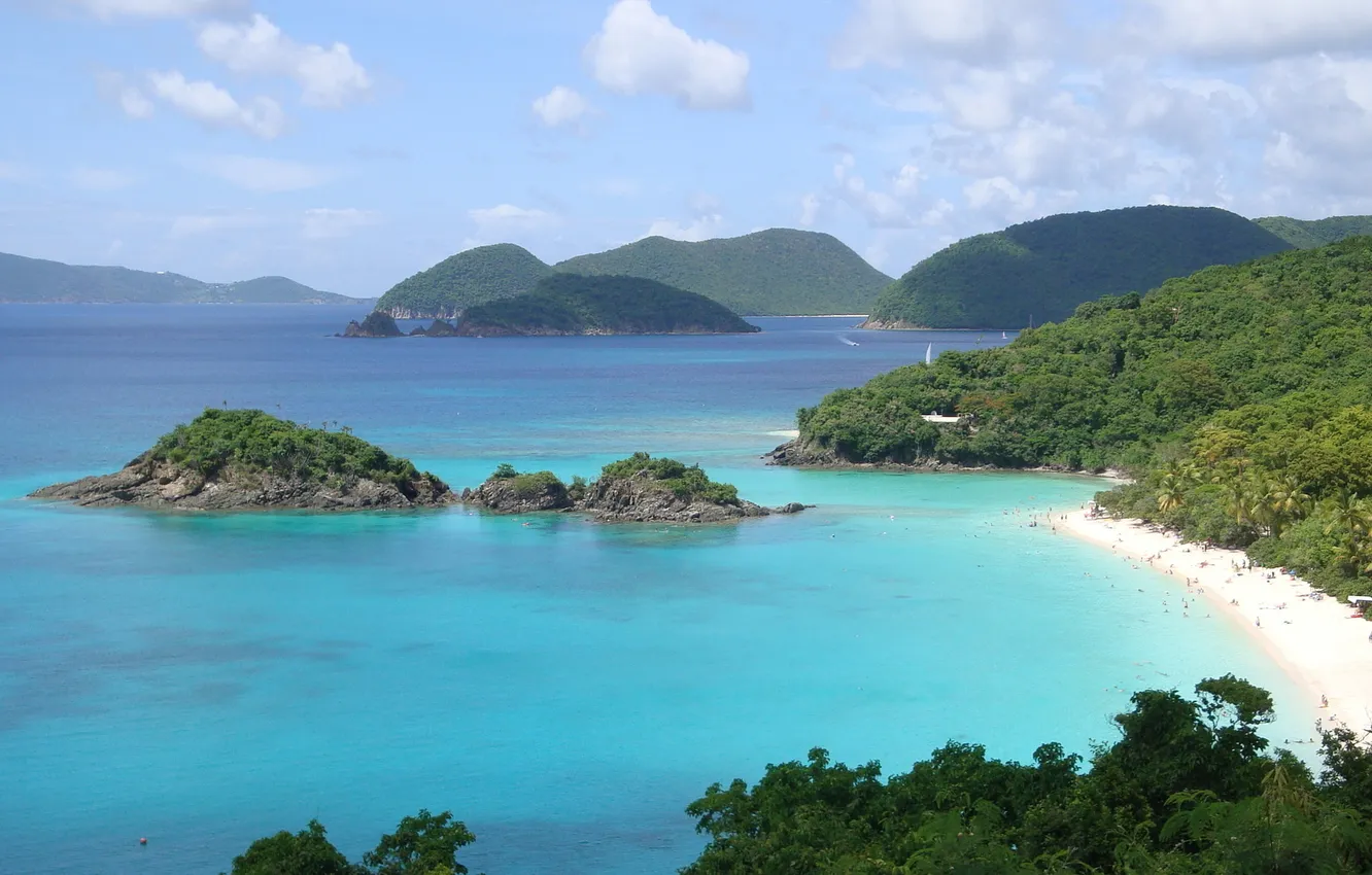 Photo wallpaper landscape, nature, the ocean