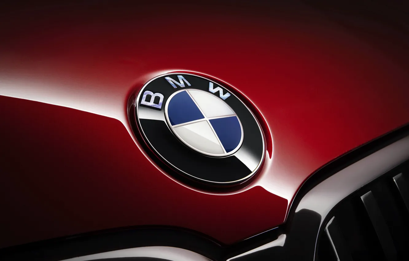 Photo wallpaper the hood, BMW, emblem, sedan, G12, 7, 7-series, 2019