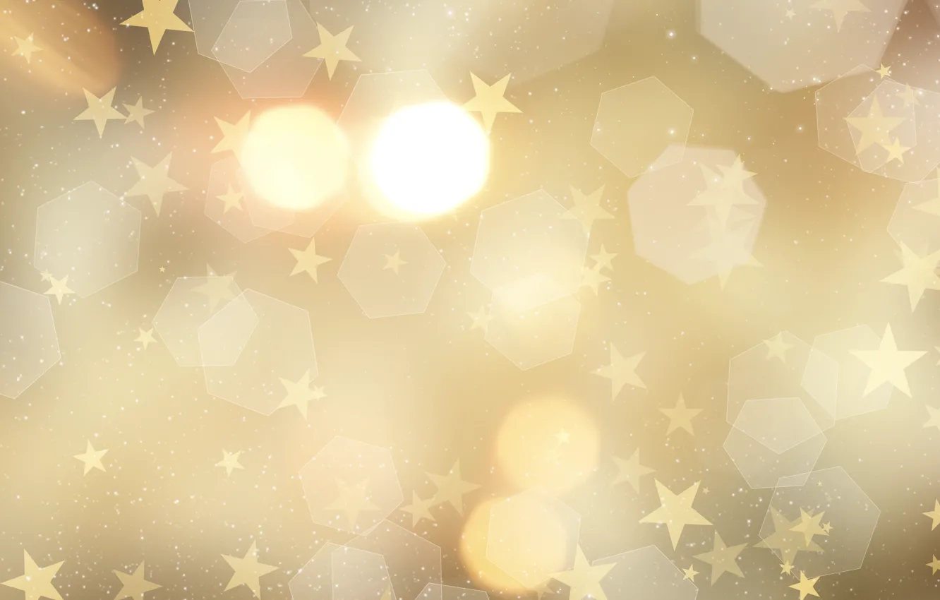 Photo wallpaper stars, rays, light, snow, glare, lights, background, holiday