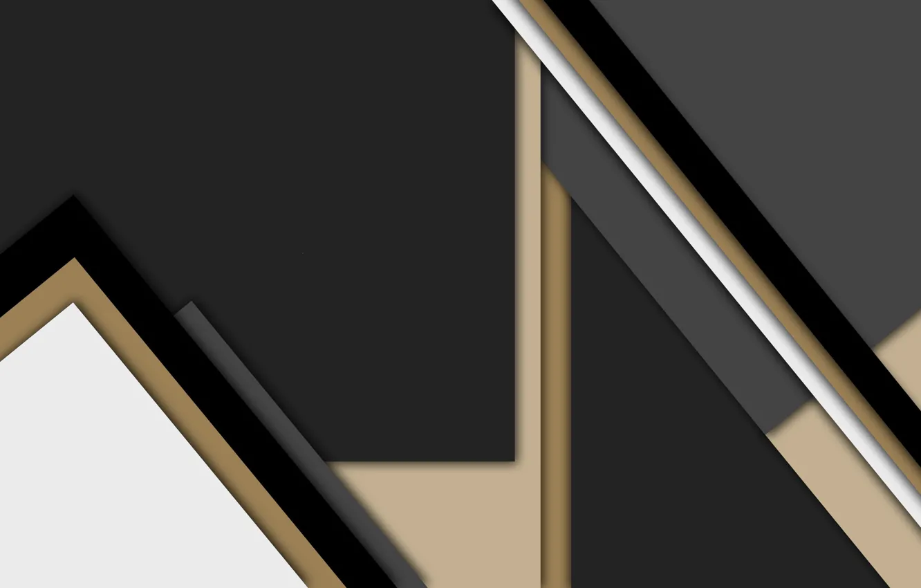 Photo wallpaper line, grey, black, geometry, beige, material