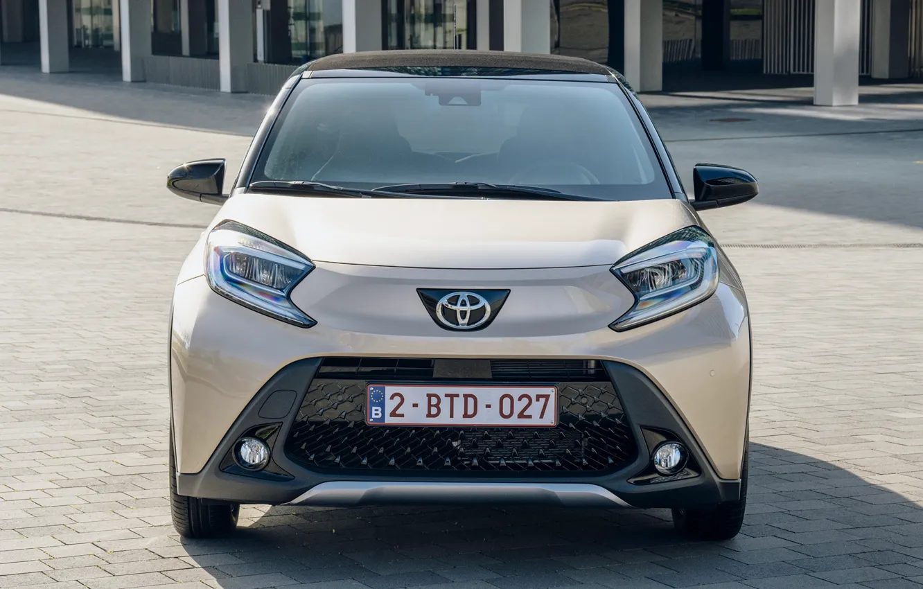 Photo wallpaper Toyota, front view, crossover, Aygo X