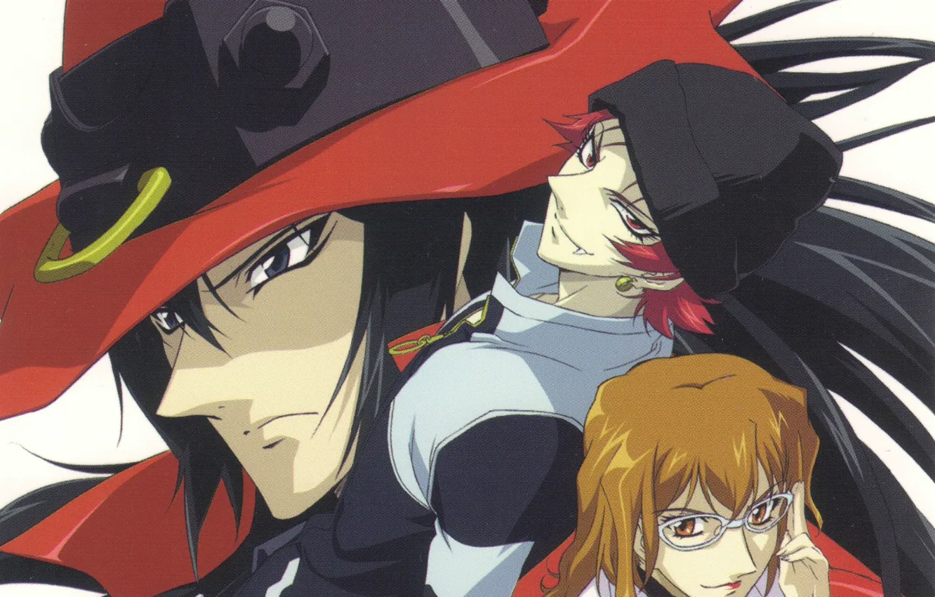 Photo wallpaper hat, vampire, art, silver blade, time clock, jira mochizuki, black blood brothers, black blood brathers