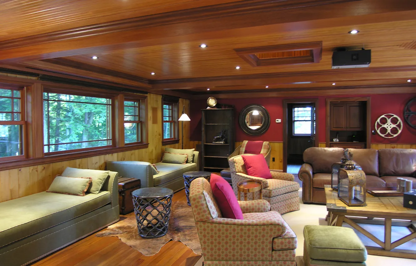 Photo wallpaper design, style, Villa, home, interior, living space