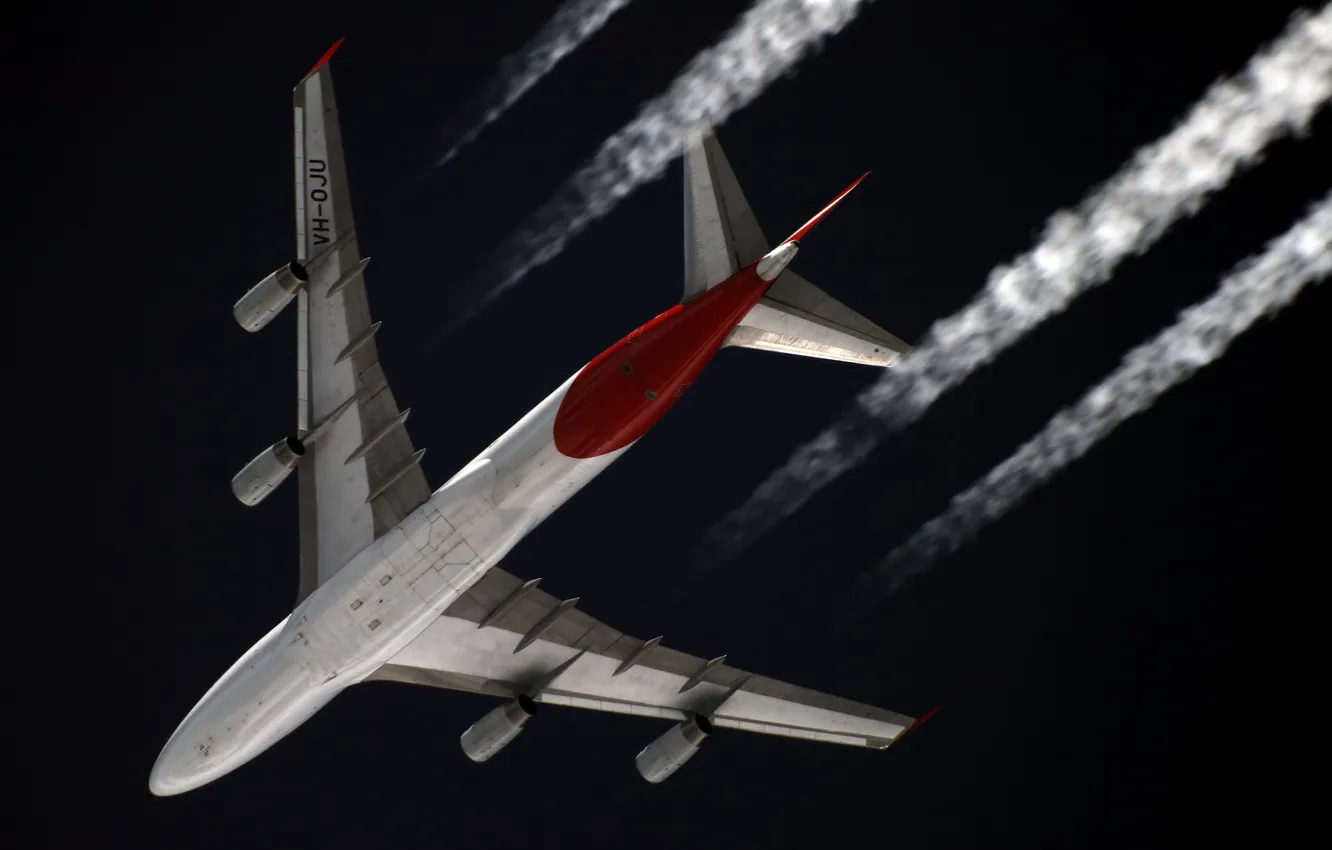 Photo wallpaper the sky, the plane, Boeing, airliner