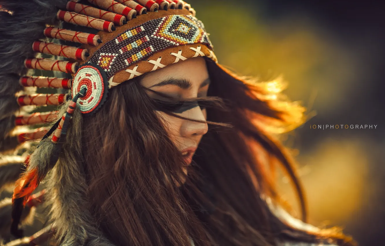 Photo wallpaper girl, background, Asian