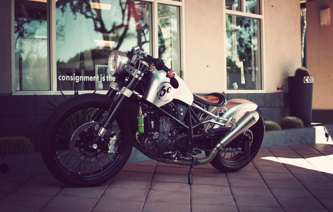 Photo wallpaper motorcycle, custom, bobber