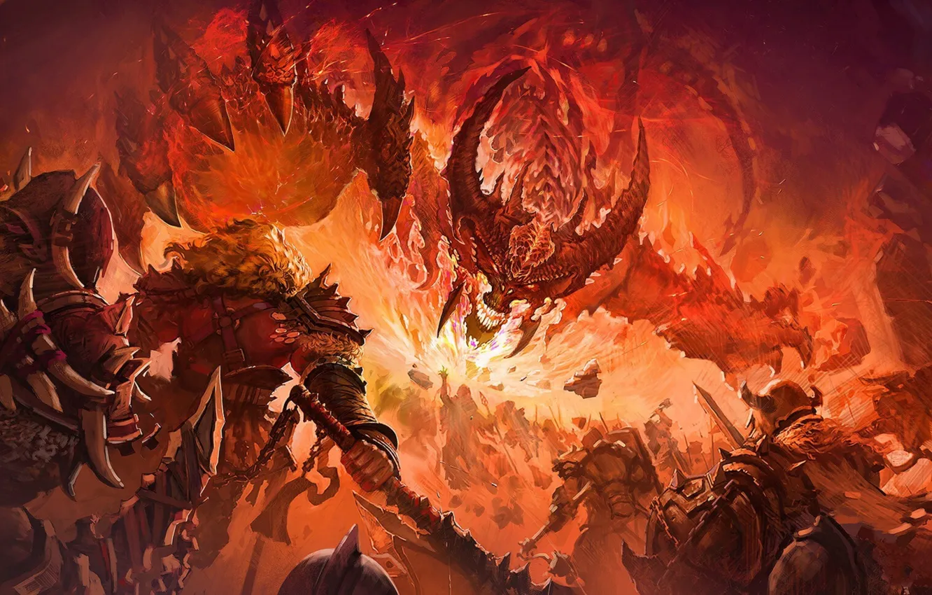 Photo wallpaper Diablo 3, diablo, Diablo III, Diablo, Diablo 3