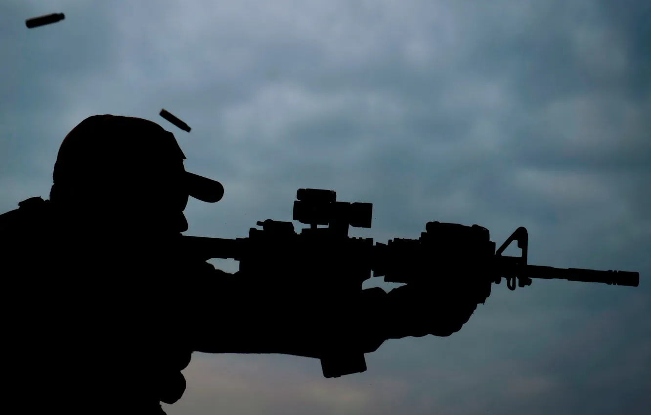 Photo wallpaper weapons, army, soldiers