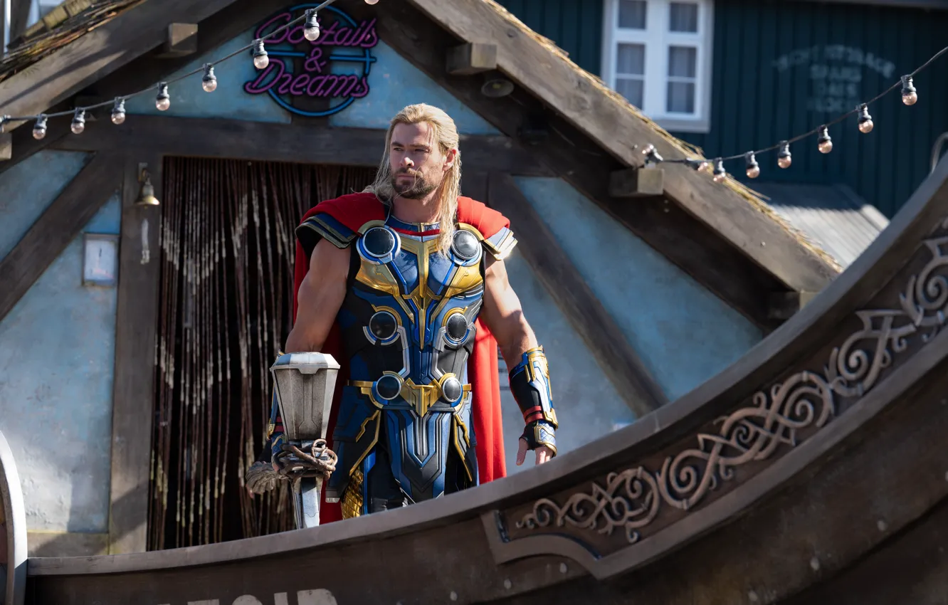 Photo wallpaper Thor, Chris Hemsworth, Marvel Studios, Thor: Love and Thunder