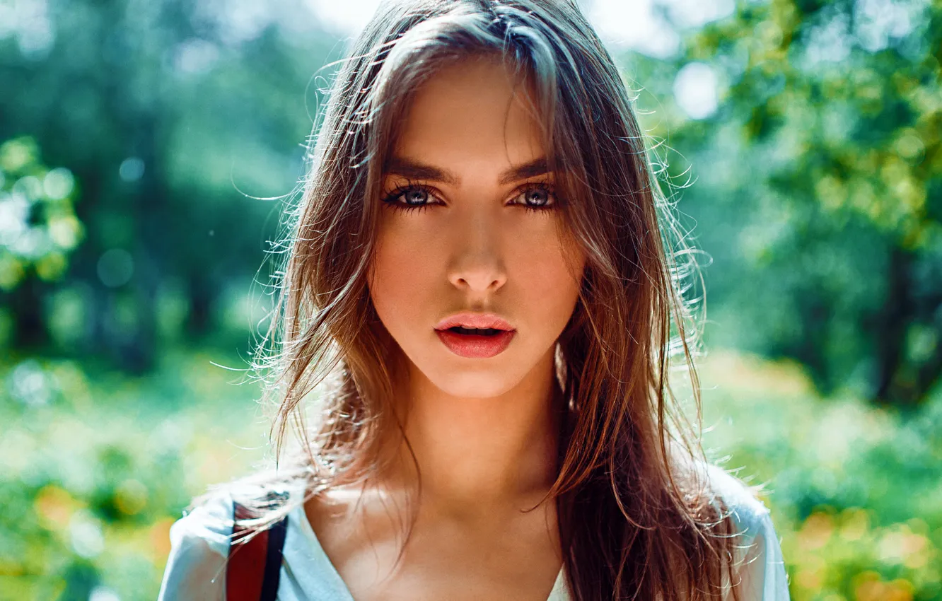 Wallpaper Girl Sexy Beauty Woman Face Lips Mood Russian Nice