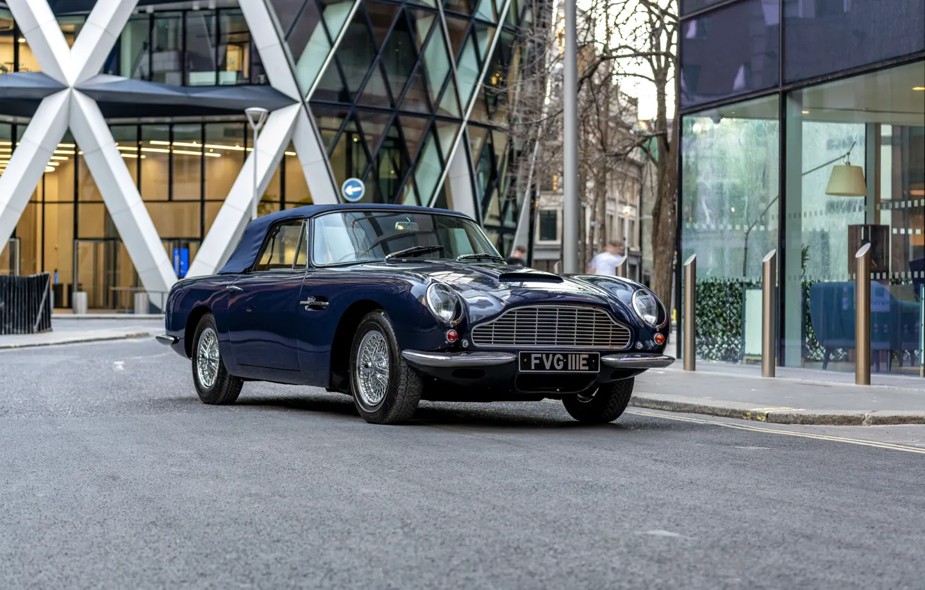 Photo wallpaper Aston Martin, 1967, DB6, Aston Martin DB6 Vantage Volante