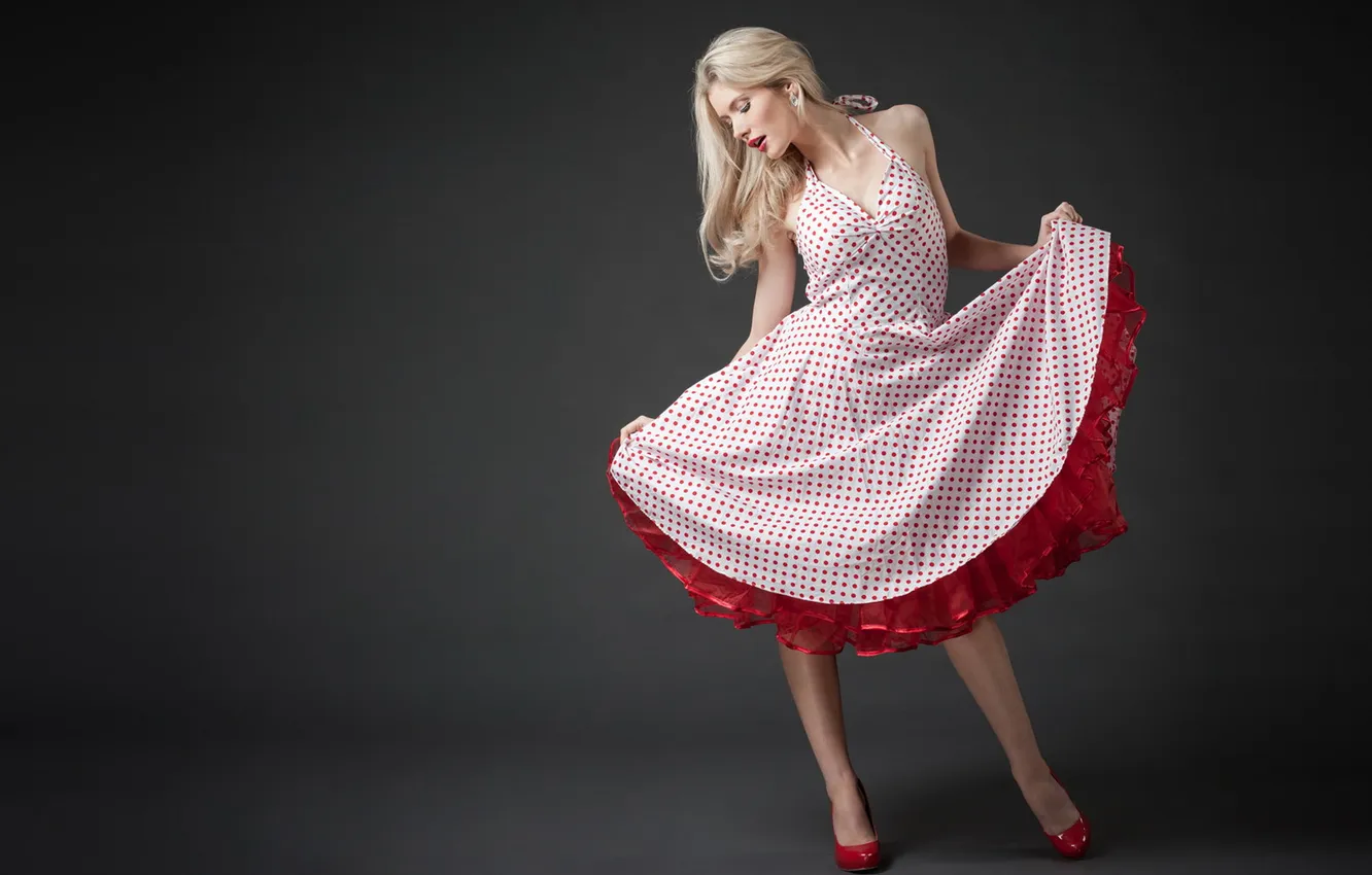 Photo wallpaper girl, pose, background