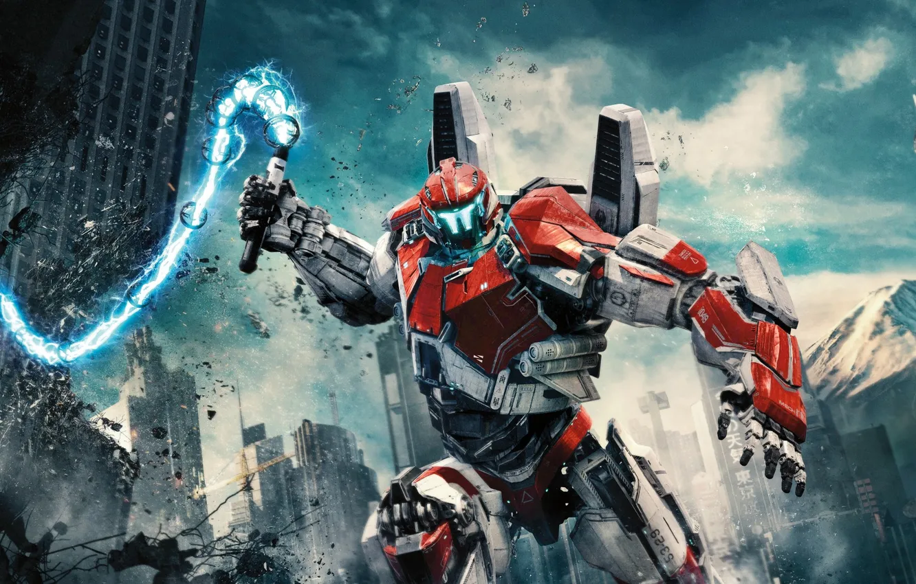 Photo wallpaper robot, science fiction, Pacific Rim, movies, Jaegers