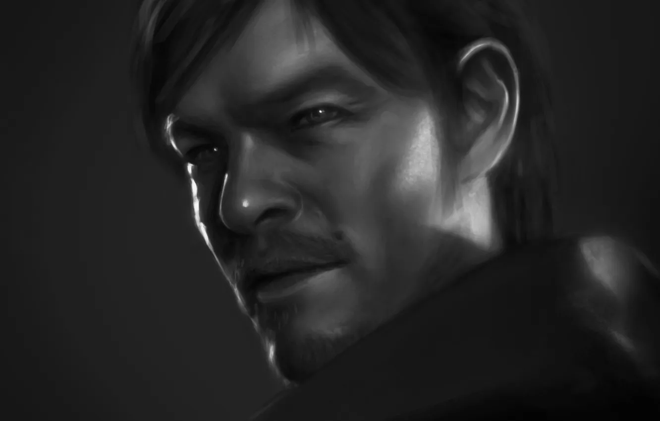 Photo wallpaper art, Silent Hill, Norman Reedus, Kojima Productions, Hideo Kojima, P.T., Silent Hills
