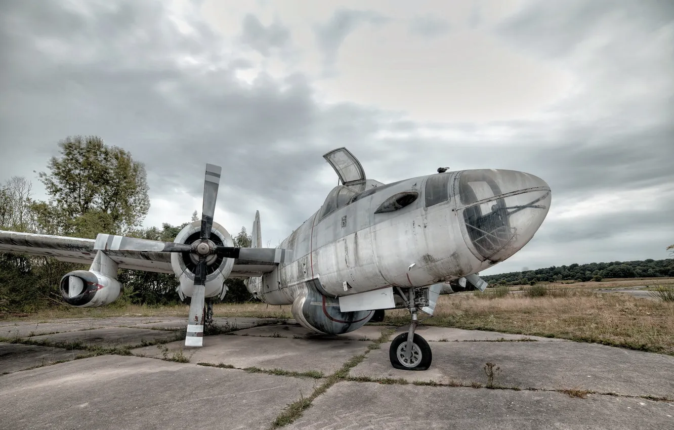 Photo wallpaper the sky, aviation, the plane