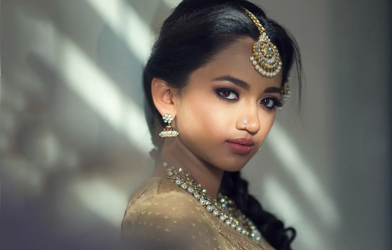 Photo wallpaper girl, hot, sexy, eyes, smile, beautiful, figure, model