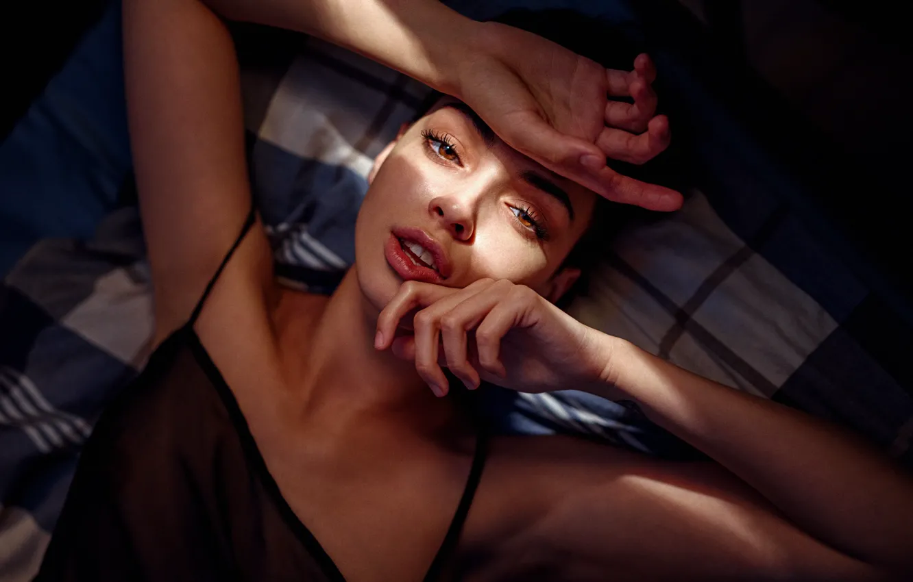 Photo wallpaper look, face, portrait, lips, George Chernyadev, Georgy Chernyadyev, Tanya Frost, Tania Frost