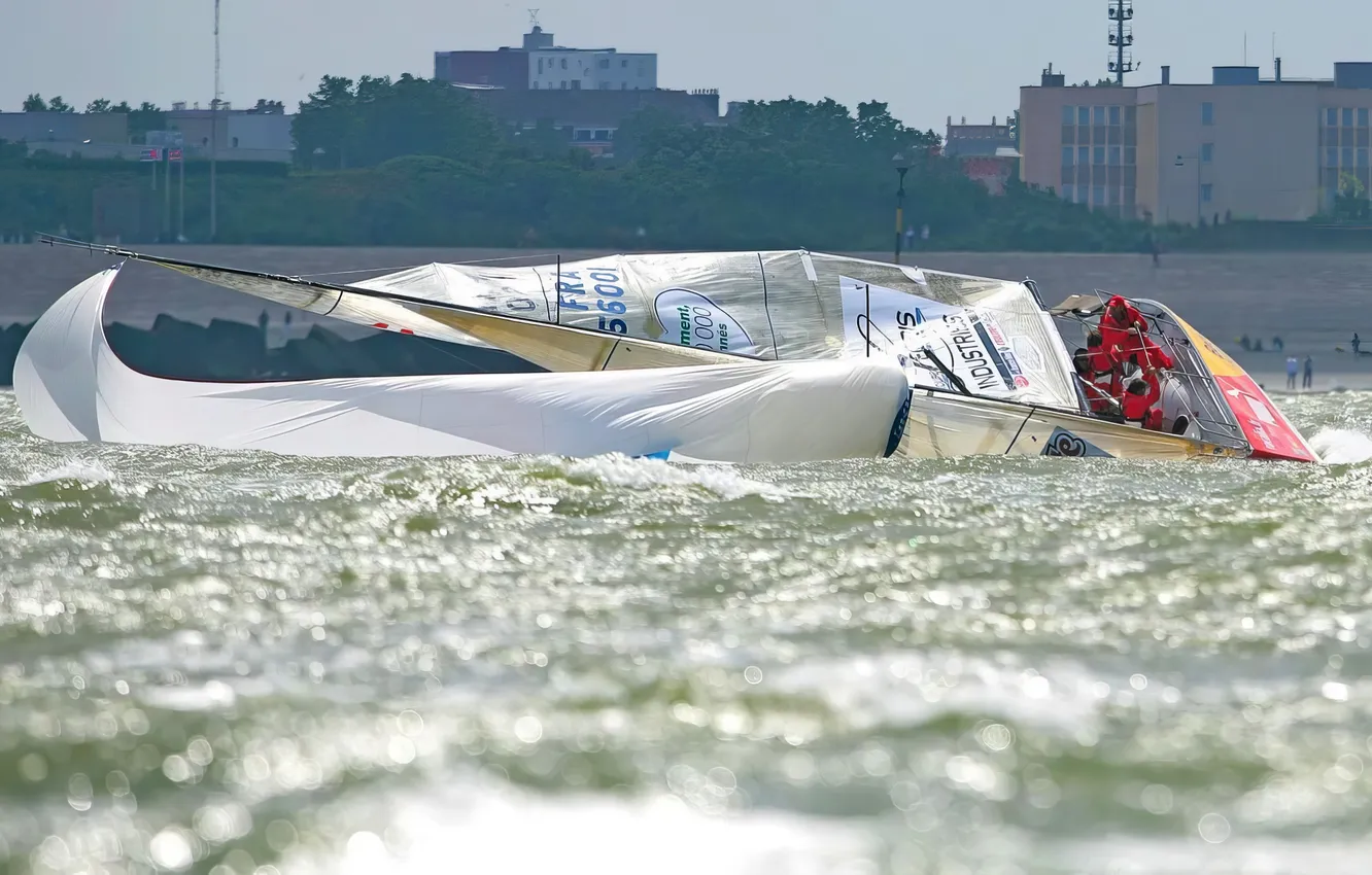 Photo wallpaper race, boat, speed