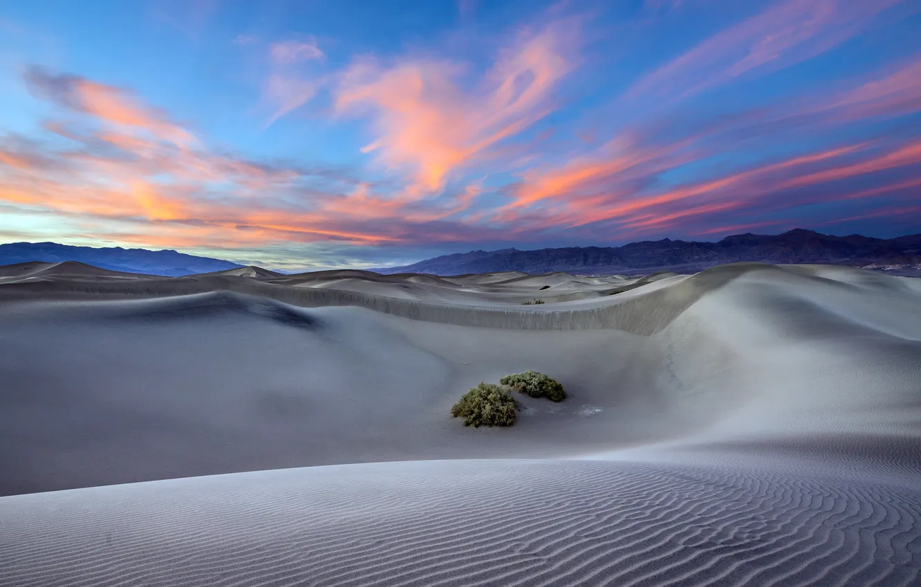 Photo wallpaper the sky, clouds, beauty, horizon, space, CA, California, national Park